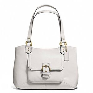 Coach Campbell Belle White Leather Bag.NWOT